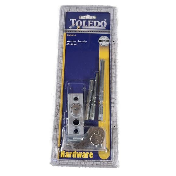 Toledo Window Security Multi Bolt TWS02-S Hinged Casement, Vert. Sash, Sliding - Picture 1 of 10